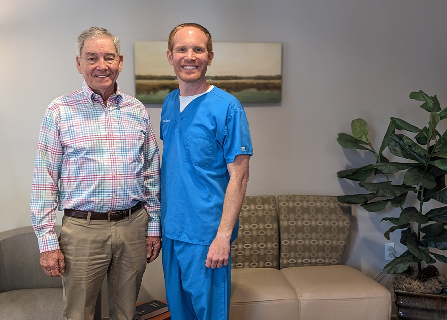 Doctor Robert Wagner with current Jacksonville dentist Doctor Sean Altenbach