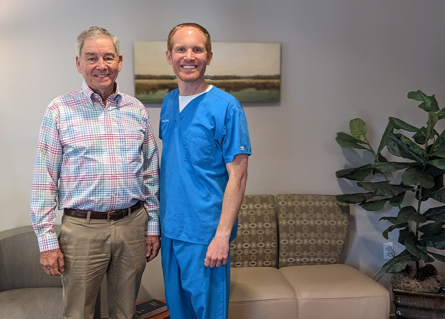 Doctor Robert Wagner with current Jacksonville dentist Doctor Sean Altenbach